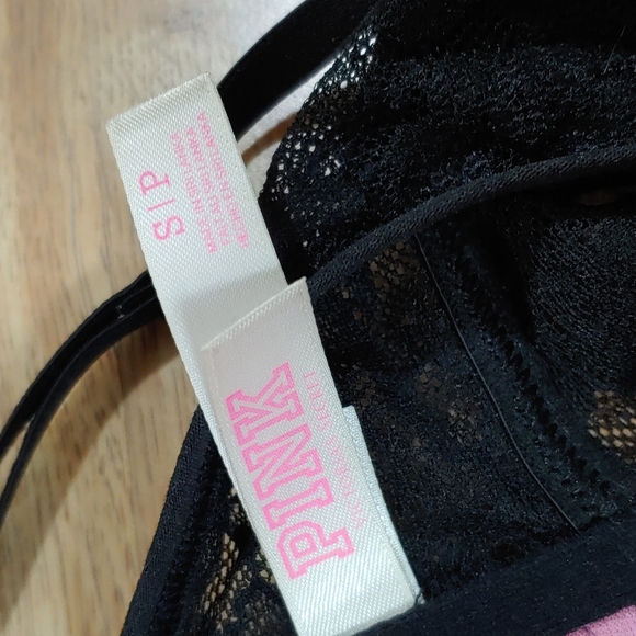 PINK Victoria's Secret Lightly Padded Lace Bralette S - Picture 9 of 12